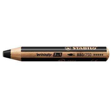 Kredka ołówkowa STABILO WOODY 3 w 1 1 szt. czarna [880/750]