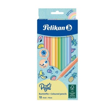 Kredki ołówkowe PELIKAN kpl. 12 kol. [701143]