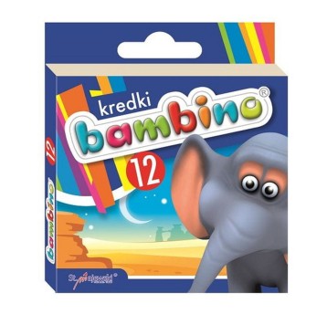 Kredki świecowe BAMBINO kpl. 12 kol. [950525]