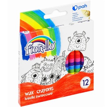 Kredki świecowe GRAND FIORELLO kpl. 12 kol. [170-1383]