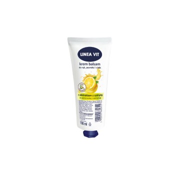 Krem do rąk półtłusty LINEA VIT z cytryną 100ml balsam regenerujący