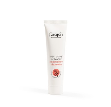 Krem do rąk półtusty ZIAJA z bawełną 100ml ochronny