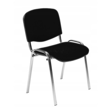 Krzesło konferencyjne NOWY STYL ISO CHROME tkanina podstawowa kol. czarny [ISO 4L-CR C11 GB]