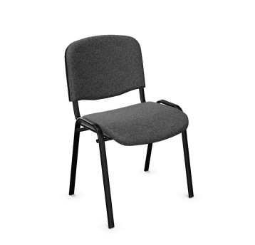 Krzesło konferencyjne NOWY STYL ISO tkanina podstawowa Basic kol. ciemnoszary [4L-BL C38 GB [S]]