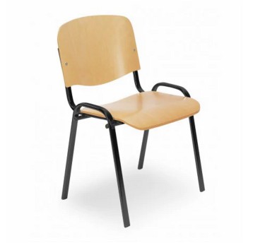 Krzesło konferencyjne NOWY STYL ISO WOOD sklejka kol. bukowy [4L-ALU WOOD-1.007 GB]