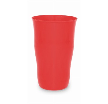 Kubek do napojów tworzywo sztuczne kol. czerwony 650ml MINTRA PARTY [99918]