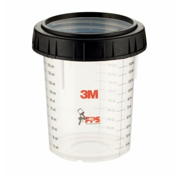 Kubek do pistoletu natryskowego 3M PPS 16115 170ml zewnętrzne twarde z kołnierzami 2 szt. [2013287 / 7100074725]