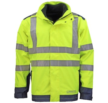 Kurtka multinormowa ASATEX 3850G typ 6B kat. III kol. żółty rozmiar XL (parka)