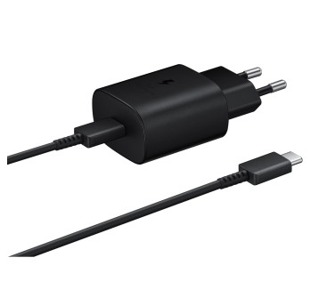 Ładowarka sieciowa SAMSUNG Super Fast Charging kol. biały Travel Adapter USB typ-C 25W 3000mA 11V + KABEL USB-C 1m [EP-TA800 + DX310EWE]