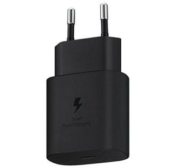 Ładowarka sieciowa SAMSUNG Super Fast Charging kol. czarny Travel Adapter USB typ-C 25W 3000mA 11V [EP-TA800NWEGEU]