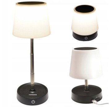 Lampka biurkowa TIROSS kol. biały regulacja wysokości, ściemniacz [TS-2232]