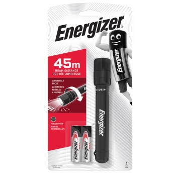 Latarka ENERGIZER X-Focus kol. czarny + 2 baterie AA [EN-015096]