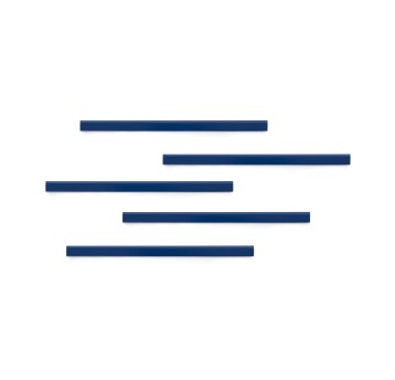 Listwa magnetyczna samoprzylepna 297mm DURABLE DURAFIX RAIL kol. granatowy na gładkie powierzchnie 5 szt. [470707]