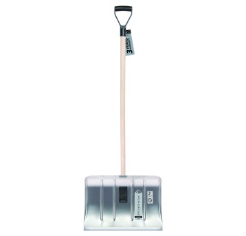 Łopata aluminiowa do śniegu PROSPERPLAST 50cm z drewnianą rączką