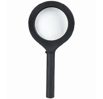 Lupa powiększająca szklana Ø85mm pow. x2 GRAND LOOK GR-L01 podświetlana LED [120-1961]