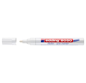 Marker do opon EDDING E-8050 końcówka okrągła 2-4mm kol. biały [ED-8050049]
