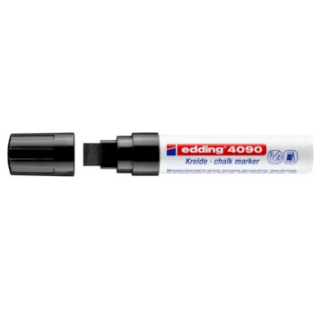 Marker kredowy do szkła EDDING E-4090 końcówka ścięta 4-15mm kol. czarny [ED-4090001]