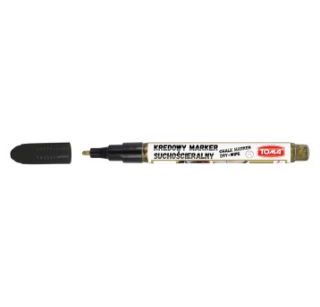Marker kredowy suchościeralny TOMA TO-297 końcówka okrągła 1,5mm kol. złoty [TO-297 95]