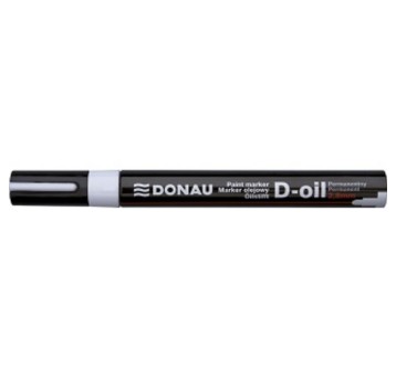 Marker olejowy DONAU D-OIL końcówka okrągła 2,8mm kol. biały [7369001PL-09]