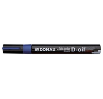 Marker olejowy DONAU D-OIL końcówka okrągła 2,8mm kol. niebieski [7369001PL-10]