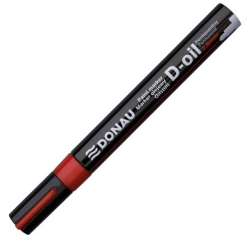 Marker olejowy DONAU D-OIL końcówka okrągła 2,8mm kol. pomarańczowy [7367001PL-12]