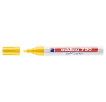 Marker olejowy EDDING E-750 końcówka okrągła 2-4mm kol. żółty [4-7500005]