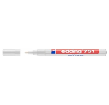 Marker olejowy EDDING E-751 końcówka okrągła 1-2mm kol. biały [ED-7519049]