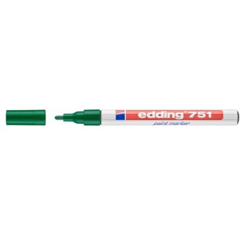 Marker olejowy EDDING E-751 końcówka okrągła 1-2mm kol. zielony [ED-7519004]