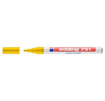 Marker olejowy EDDING E-751 końcówka okrągła 1-2mm kol. żółty [ED-751005]