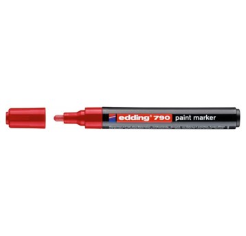 Marker olejowy EDDING E-790 końcówka okrągła 2-3mm kol. czerwony [4-790002]