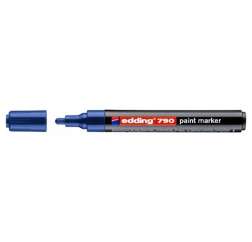 Marker olejowy EDDING E-790 końcówka okrągła 2-3mm kol. niebieski [ED-790003]