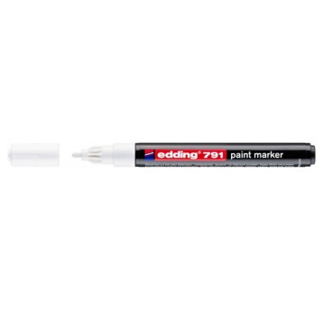 Marker olejowy EDDING E-791 końcówka okrągła 1-2mm kol. biały [ED-791049]
