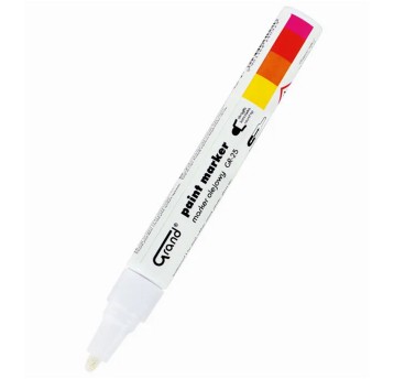 Marker olejowy GRAND GR-25 końcówka okrągła 1,8-2,8mm kol. biały [160-1962]