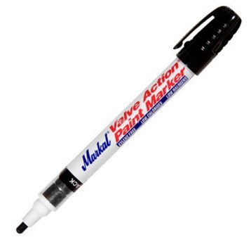 Marker olejowy MARKAL Valve Action końcówka okrągła 3mm kol. czarny [96883]