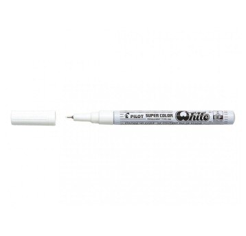 Marker olejowy PILOT EF końcówka okrągła 0,5mm kol. biały [SC-W-EF]