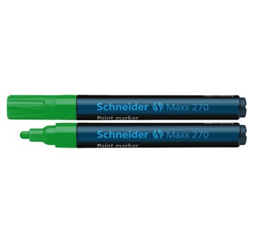 Marker olejowy SCHNEIDER MAXX 270 końcówka okrągła 1-3mm kol. zielony [SR127004]