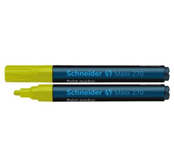 Marker olejowy SCHNEIDER MAXX 270 końcówka okrągła 1-3mm kol. żółty [SR127005]