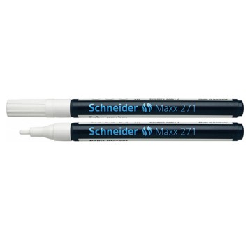 Marker olejowy SCHNEIDER MAXX 271 końcówka okrągła 1-2mm kol. biały [SR127149]
