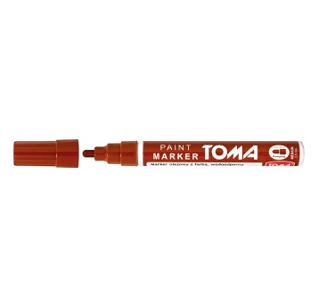Marker olejowy TOMA TO-440 końcówka okrągła 2,5mm kol. brązowy [TO-440 62]