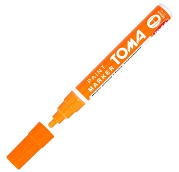 Marker olejowy TOMA TO-440 końcówka okrągła 2,5mm kol. pomarańczowy [TO-440 52]