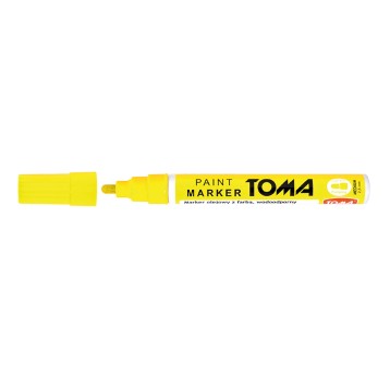 Marker olejowy TOMA TO-440 końcówka okrągła 2,5mm kol. żółty neonowy [TO-440 06]
