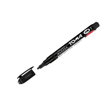 Marker olejowy TOMA TO-441 końcówka okrągła / fibrowa 1,5mm kol. czarny [TO-441 32]