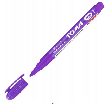 Marker olejowy TOMA TO-441 końcówka okrągła / fibrowa 1,5mm kol. fioletowy [TO-441 92]