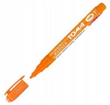 Marker olejowy TOMA TO-441 końcówka okrągła / fibrowa 1,5mm kol. pomarańczowy [TO-441 52]