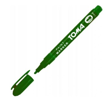 Marker olejowy TOMA TO-441 końcówka okrągła / fibrowa 1,5mm kol. zielony [TO-441 42]