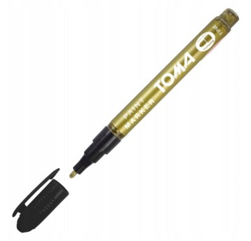 Marker olejowy TOMA TO-441 końcówka okrągła / fibrowa 1,5mm kol. złoty [TO-441 93]