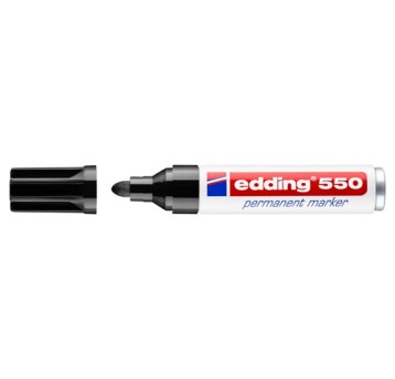 Marker permanentny EDDING E-550 końcówka okrągła 3-4mm kol. czarny [ED-550001]