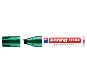 Marker permanentny EDDING E-800 końcówka ścięta 4-12mm kol. zielony [4-800004]