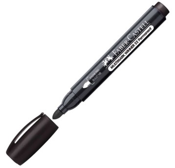 Marker permanentny FABER-CASTELL MULTIMARK WINNER 52 końcówka okrągła 2,8mm kol. czarny [157899FC]