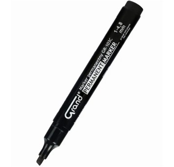 Marker permanentny GRAND GR-103C końcówka ścięta 1-4,8mm kol. czarny [160-1312]